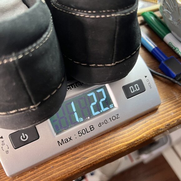 Vionic Juide Black Suede Slip-On Low Wedge Heel Mary Jane Size US 8 - Picture 7 of 7